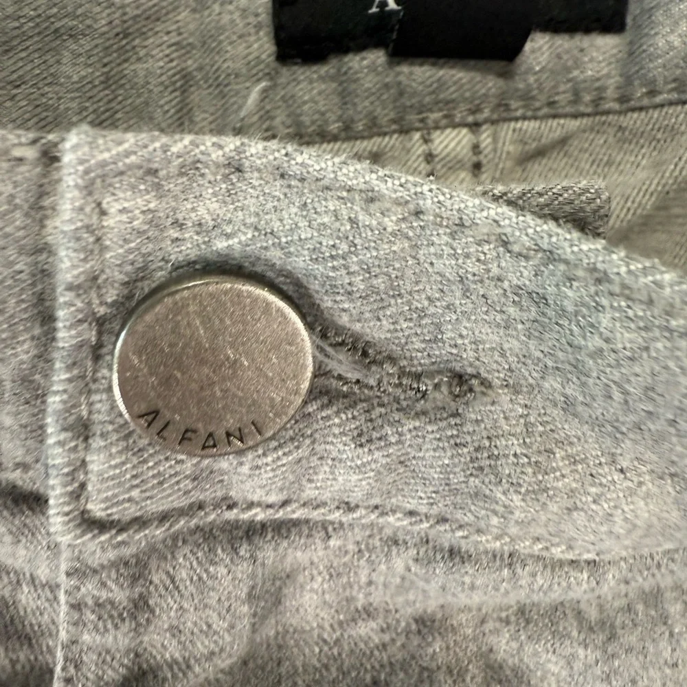 Alfani Mens Dress pants trousers Alfani Men’s Gray Stretch Cotton Pants size 38